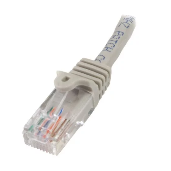 StarTech.com Câble réseau Cat5e UTP sans crochet de 3m - Cordon Ethernet RJ45 anti-accroc - M/M - Gris StarTech.com Câble réseau Cat5e UTP sans crochet de 3m - Cordon Ethernet RJ45 anti-accroc - M/M - Gris