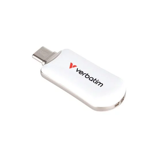 Verbatim 30228 lecteur USB flash 64 Go USB Type-C 3.2 Gen 1 (3.1 Gen 1) Blanc Verbatim 30228 lecteur USB flash 64 Go USB Type-C 3.2 Gen 1 (3.1 Gen 1) Blanc