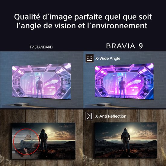 Sony FWD-75XR90 TV 190,5 cm (75") 4K Ultra HD Smart TV Wifi Noir Sony FWD-75XR90 TV 190,5 cm (75") 4K Ultra HD Smart TV Wifi Noir