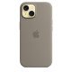 Apple Coque en silicone avec MagSafe pour iPhone 15 - Argile Apple Coque en silicone avec MagSafe pour iPhone 15 - Argile