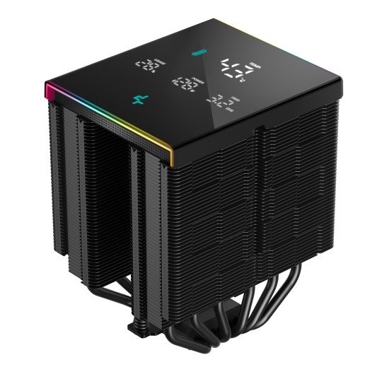 DeepCool AK620 Digital PRO Processeur Refroidisseur d'air 12 cm Noir 1 pièce(s) DeepCool AK620 Digital PRO Processeur Refroidisseur d'air 12 cm Noir 1 pièce(s)
