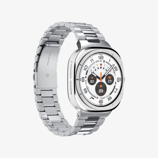 Spigen Modern Fit 316L Bande Argent Acier inoxydable
