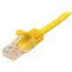 StarTech.com Câble réseau Cat5e UTP sans crochet de 3m - Cordon Ethernet RJ45 anti-accroc - M/M - Jaune