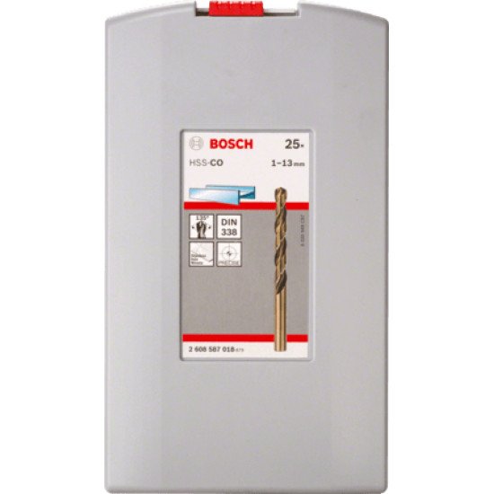 Bosch Coffrets de forets à métaux rectifiés HSS-Co (cobalt) Bosch Coffrets de forets à métaux rectifiés HSS-Co (cobalt)