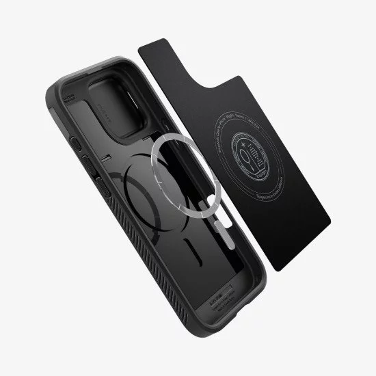 Spigen Optik Armor (MagFit) coque de protection pour téléphones portables 17,5 cm (6.9") Housse Noir Spigen Optik Armor (MagFit) coque de protection pour téléphones portables 17,5 cm (6.9") Housse Noir