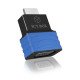 ICY BOX IB-AC516 HDMI VGA Noir, Bleu
