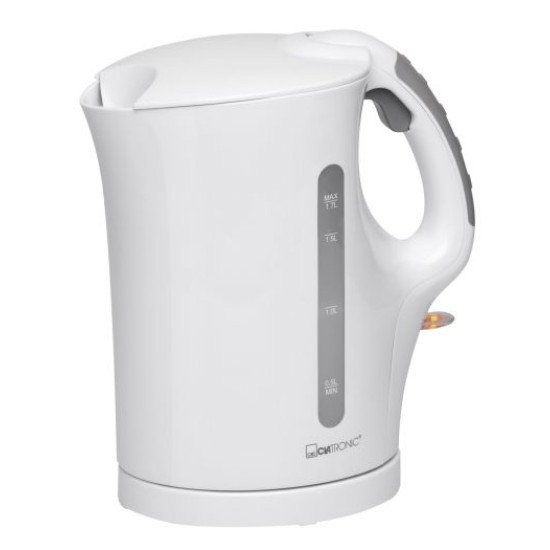 Clatronic WK 3445 bouilloire 1,7 L 2200 W Blanc