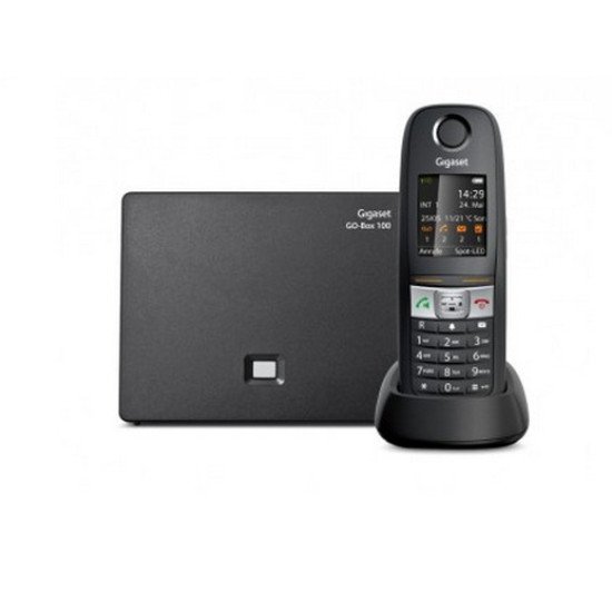 Gigaset E630A GO Téléphone DECT Identification de l'appelant Noir