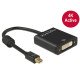 DeLOCK 62603 adaptateur et connecteur de câbles mini Displayport 1.2 DVI-I 24+5 Noir