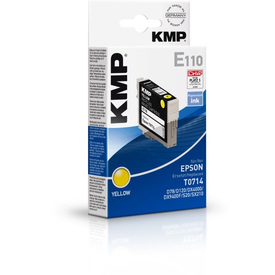KMP E110 cartouche d'encre 1 pièce(s) Jaune
