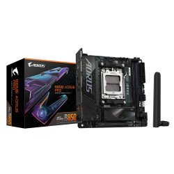 GIGABYTE B850I AORUS PRO Carte Mère - Processeurs AMD Ryzen Série 9000, VRM numérique 8+2+1 phases, jusqu'à 8400MHz DDR5 (OC), 1xPCIe 5.0 + 1xPCIe 4.0 M.2, 2.5LAN, WIFI 7, USB 3.2 Gen 2 GIGABYTE B850I AORUS PRO Carte Mère - Processeurs AMD Ryzen Série 9000, VRM numérique 8+2+1 phases, jusqu'à 8400MHz DDR5 (OC), 1xPCIe 5.0 + 1xPCIe 4.0 M.2, 2.5LAN, WIFI 7, USB 3.2 Gen 2