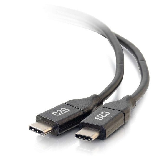 C2G 0,9 M CÂBLE USB-C VERS USB-C 2.0 MÂLE VERS MÂLE (5 A)