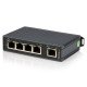 StarTech.com Switch Ethernet industriel non géré à 5 ports - Commutateur réseau 10/100 a montage sur rail DIN