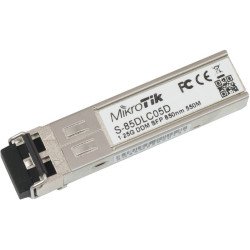 Mikrotik S-85DLC05D module émetteur-récepteur de réseau 1250 Mbit/s SFP 850 nm Mikrotik S-85DLC05D module émetteur-récepteur de réseau 1250 Mbit/s SFP 850 nm