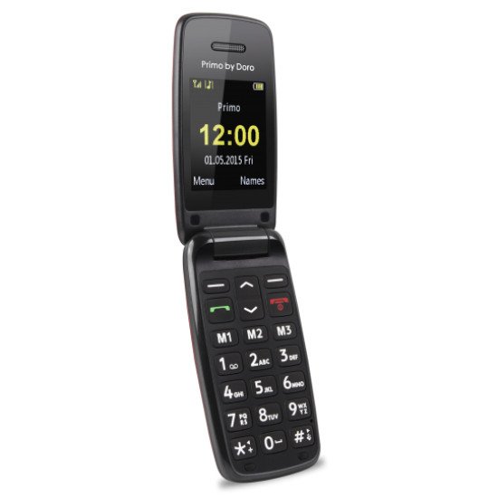 Doro Primo 401 5,08 cm (2") 115 g Noir Téléphone d'entrée de gamme