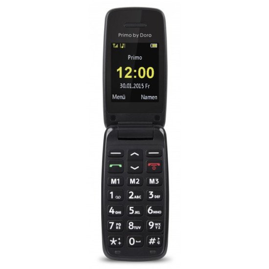 Doro Primo 401 5,08 cm (2") 74 g Noir, Rouge Téléphone d'entrée de gamme