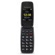 Doro Primo 401 5,08 cm (2") 74 g Noir, Rouge Téléphone d'entrée de gamme