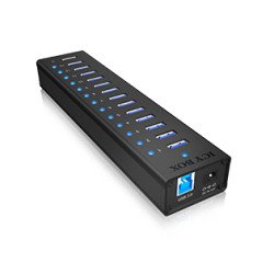 ICY BOX IB-AC6113 USB 3.2 Gen 1 (3.1 Gen 1) Type-B 5000 Mbit/s Noir ICY BOX IB-AC6113 USB 3.2 Gen 1 (3.1 Gen 1) Type-B 5000 Mbit/s Noir