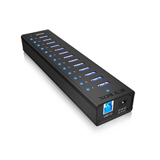 ICY BOX IB-AC6113 USB 3.2 Gen 1 (3.1 Gen 1) Type-B 5000 Mbit/s Noir