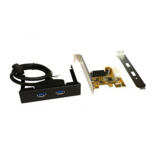 EXSYS EX-11099-2 carte et adaptateur d'interfaces USB 3.2 Gen 1 (3.1 Gen 1) Interne