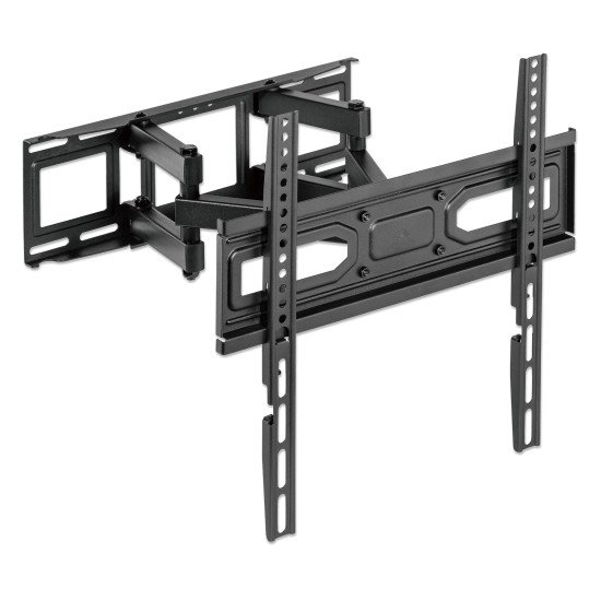Manhattan Support mural pour TV/moniteurs (Bras articulé), écrans 32" à 55", Compatibilité VESA : de 100x100 à 400x400 mm (vérifiez les dimensions des quatre trous de fixation à l'arrière), charge max. 40 kg, noir