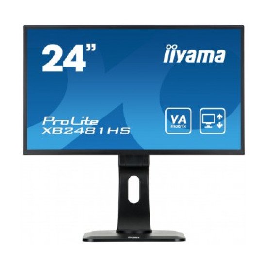 iiyama ProLite XB2481HS-B1 LED écran PC 24" 1920 x 1080 pixels Full HD Noir iiyama ProLite XB2481HS-B1 LED écran PC 24" 1920 x 1080 pixels Full HD Noir