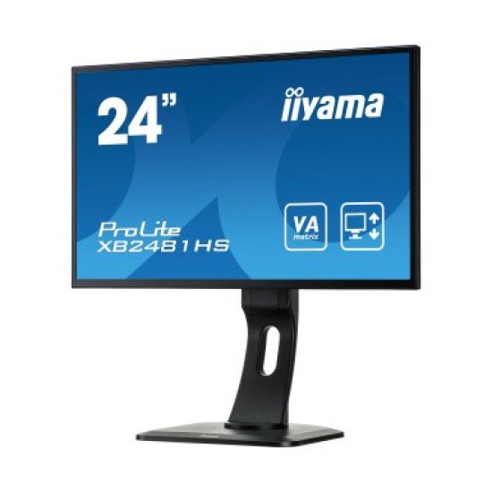 iiyama ProLite XB2481HS-B1 LED écran PC 24" 1920 x 1080 pixels Full HD Noir iiyama ProLite XB2481HS-B1 LED écran PC 24" 1920 x 1080 pixels Full HD Noir
