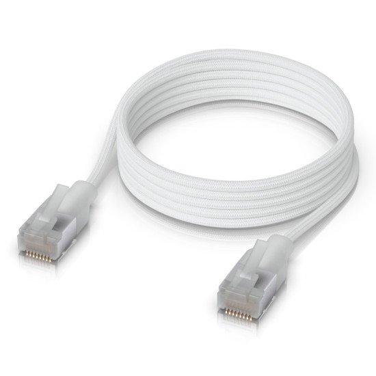 Ubiquiti UACC-Cable-Patch-EL-C6A-1M-W câble de réseau Translucide, Blanc Cat6a Ubiquiti UACC-Cable-Patch-EL-C6A-1M-W câble de réseau Translucide, Blanc Cat6a