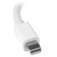 StarTech.com Adaptateur audio / vidéo de voyage - Convertisseur 2-en-1 Mini DisplayPort vers HDMI ou VGA - Blanc