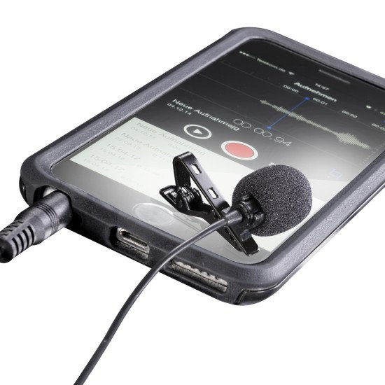 Walimex Lavalier Noir Microphone de smartphone