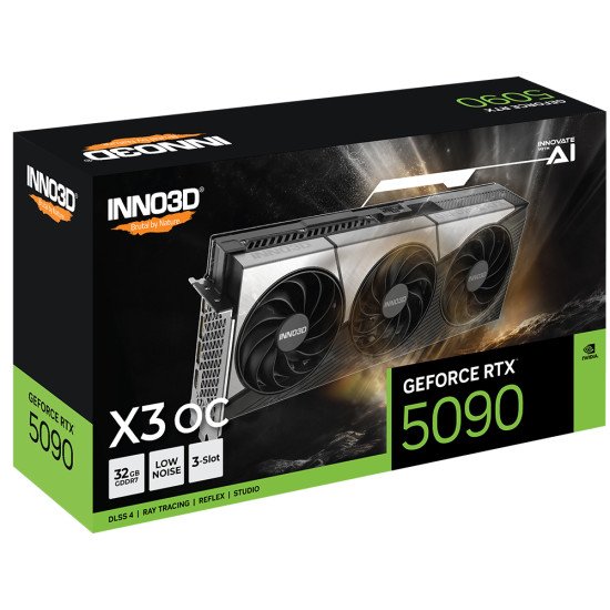 INNO3D GeForce RTX 5090 X3 OC NVIDIA 32 Go GDDR7 INNO3D GeForce RTX 5090 X3 OC NVIDIA 32 Go GDDR7