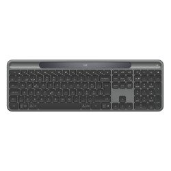 Logitech Signature Slim Solar+ K980 clavier Universel RF sans fil + Bluetooth QWERTZ Suisse Graphite