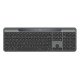 Logitech Signature Slim Solar+ K980 clavier Universel RF sans fil + Bluetooth QWERTZ Suisse Graphite