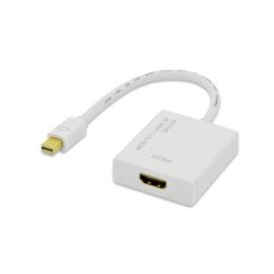 Ednet 84519 câble vidéo et adaptateur 0,2 m Mini DisplayPort HDMI Blanc
