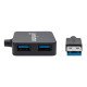 Manhattan Hub USB-A 4 ports, 5 Gbit/s (USB 3.0), Alimenté par USB (aucune alimentation externe requise). Charge rapide : 1 port jusqu'à 0,9 A ; pour la charge sur 4 ports, une alimentation externe est requise (non incluse), équivalent à ST4300MINU3B