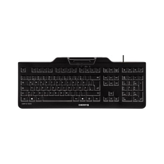 CHERRY KC 1000 SC clavier USB QWERTZ DE Noir