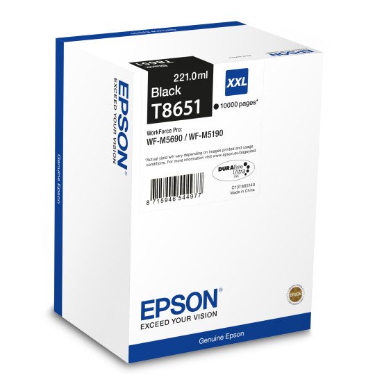 Epson C13T865140 Cartouche d'Encre Noire 