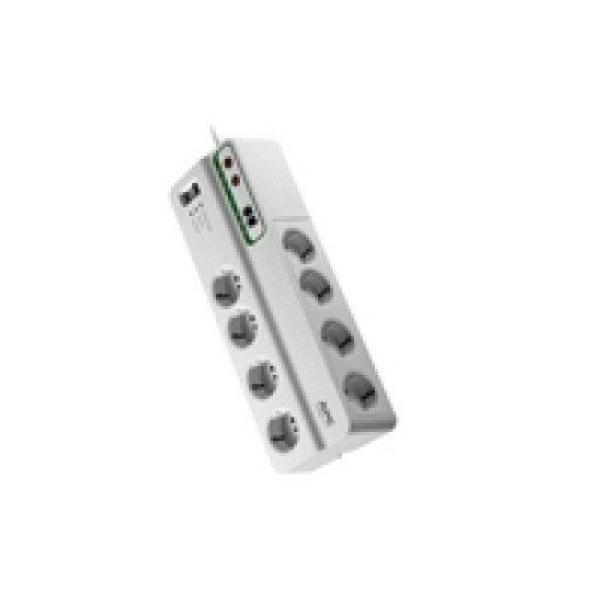 APC PMF83VT-IT protection surtension 8 sortie(s) CA 230 V 3 m Blanc APC PMF83VT-IT protection surtension 8 sortie(s) CA 230 V 3 m Blanc