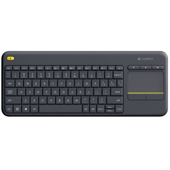 Logitech K400 Plus clavier sans fil QWERTZ DE Noir
