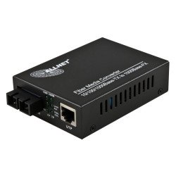 ALLNET 102459 convertisseur de support réseau 1000 Mbit/s Multimode Noir ALLNET 102459 convertisseur de support réseau 1000 Mbit/s Multimode Noir