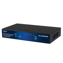 ALLNET ALL-SG8205PD commutateur réseau Non-géré L2 Gigabit Ethernet (10/100/1000) Connexion Ethernet POE Noir ALLNET ALL-SG8205PD commutateur réseau Non-géré L2 Gigabit Ethernet (10/100/1000) Connexion Ethernet POE Noir