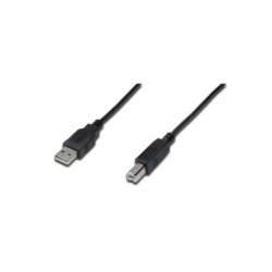 ASSMANN Electronic USB 2.0 A/B, 0.5m câble USB 0,5 m USB A USB B Noir ASSMANN Electronic USB 2.0 A/B, 0.5m câble USB 0,5 m USB A USB B Noir