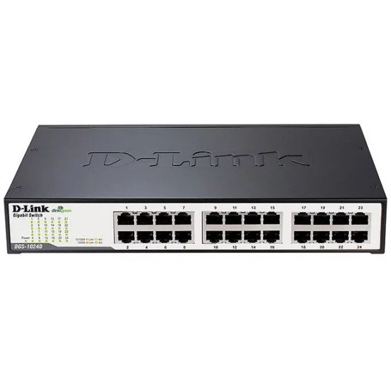 D-Link 24-Port Rackmountable Switch Gigabit Ethernet D-Link 24-Port Rackmountable Switch Gigabit Ethernet