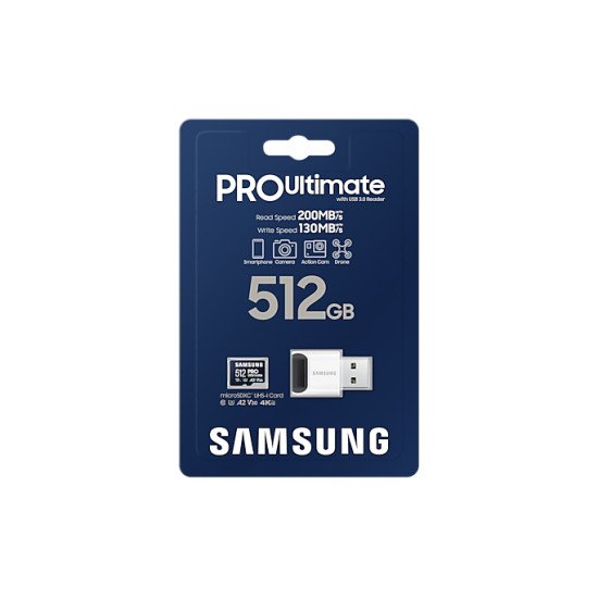 Samsung MB-MY512SB/WW mémoire flash 512 Go MicroSDXC UHS-I