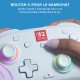 Turtle Beach Afterglow Wave Blanc Manette de gaming RGB sans fil Sous licence officielle pour Nintendo Switch 2