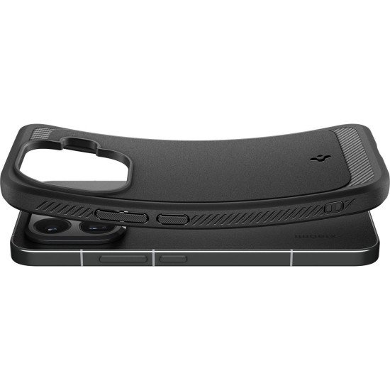 Spigen Rugged Armor coque de protection pour téléphones portables 17,4 cm (6.83") Housse Noir