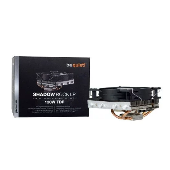 be quiet! Shadow Rock LP Processeur Refroidisseur 12 cm Noir, Cuivre, Argent be quiet! Shadow Rock LP Processeur Refroidisseur 12 cm Noir, Cuivre, Argent