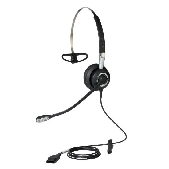 Jabra Biz 2400 II QD Mono UNC 3 in 1 Casque Avec fil Minerve, Crochets auriculaires, Arceau Bureau/Centre d'appels Noir, Argent Jabra Biz 2400 II QD Mono UNC 3 in 1 Casque Avec fil Minerve, Crochets auriculaires, Arceau Bureau/Centre d'appels Noir, Argent
