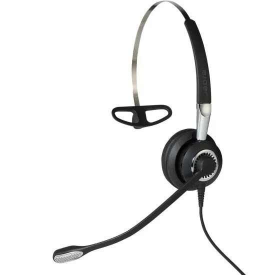 Jabra Biz 2400 II QD Mono UNC 3 in 1 Casque Avec fil Minerve, Crochets auriculaires, Arceau Bureau/Centre d'appels Noir, Argent Jabra Biz 2400 II QD Mono UNC 3 in 1 Casque Avec fil Minerve, Crochets auriculaires, Arceau Bureau/Centre d'appels Noir, Argent