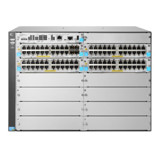 HPE 5412R 92GT PoE+ & 4-port SFP+ (No PSU) v3 zl2 Switch Gigabit Ethernet 